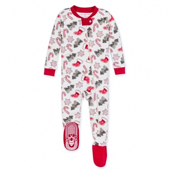 Burt's Bees Baby Pajamas Burts Bees Holiday Cookies Christmas Sleeper Poshmark